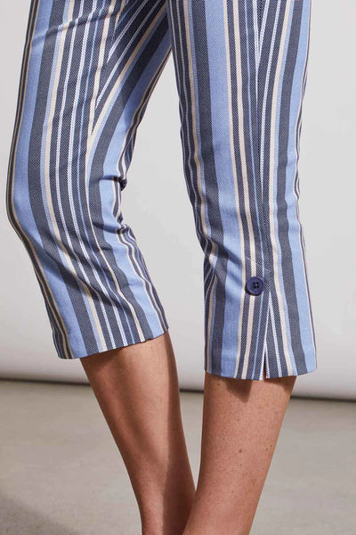 Pant, Stripe Capri