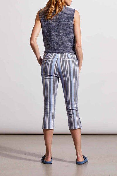 Pant, Stripe Capri