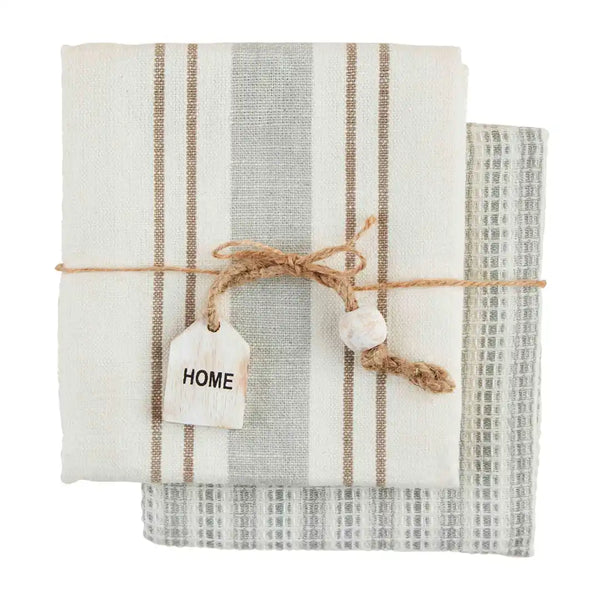 Towel, Mixed Waffle Cotton Set