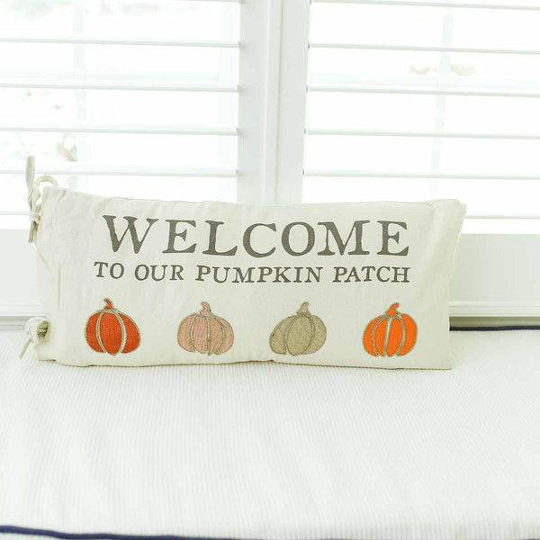 Pillow, Welcome to our Pumpkin Patch