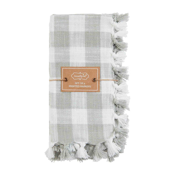 Home, Gingham Cloth Napkin Set (4)