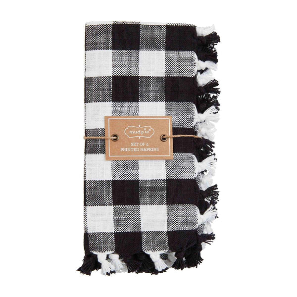 Home, Gingham Cloth Napkin Set (4)