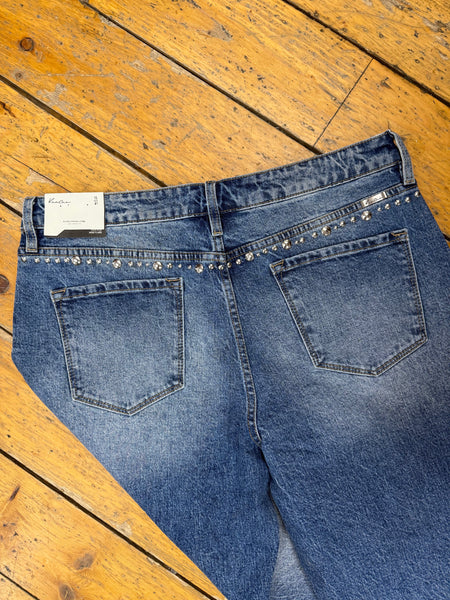 Pant, HR Wide Flare Studs