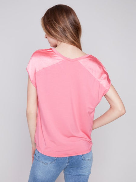 Top Satin Jersey Knit- Flam.