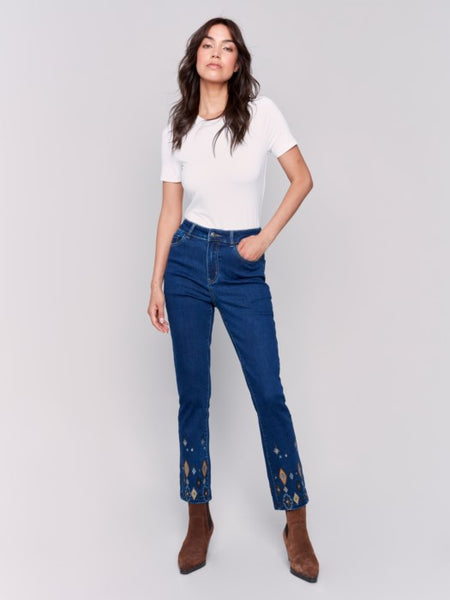Pant, Beaded Embroidery