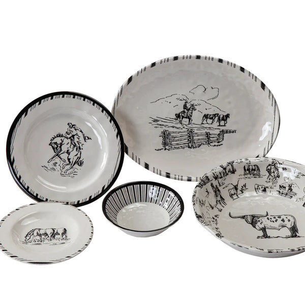Home, Ranch Life Serving Bowl