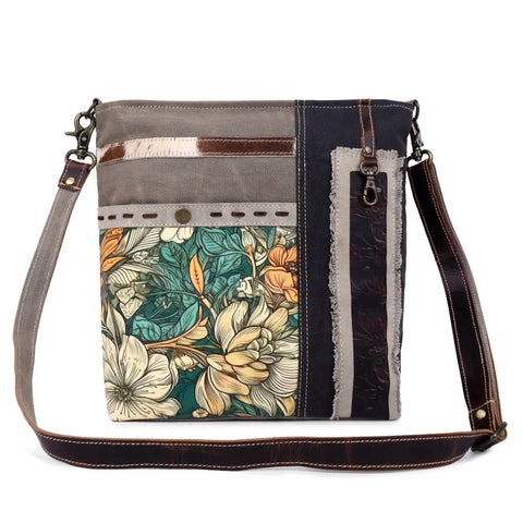 Purse, Shoulder Bag Canvas Floral