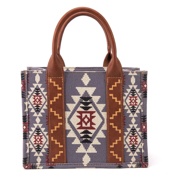 Wrangler SW Print Small Canvas Tote - Dk Gray