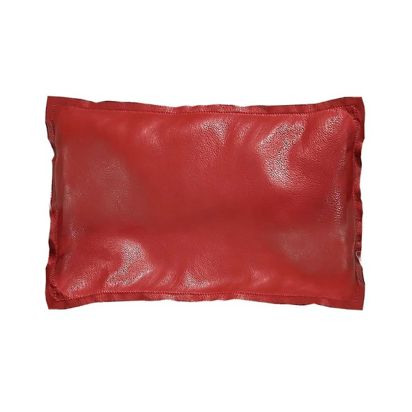 Home, Red Leather Pillow