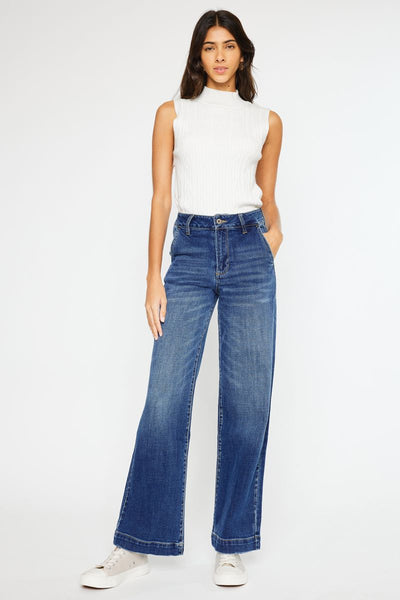 Pant, Trouser Denim Wide Leg
