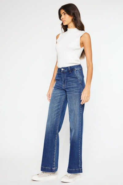 Pant, Trouser Denim Wide Leg