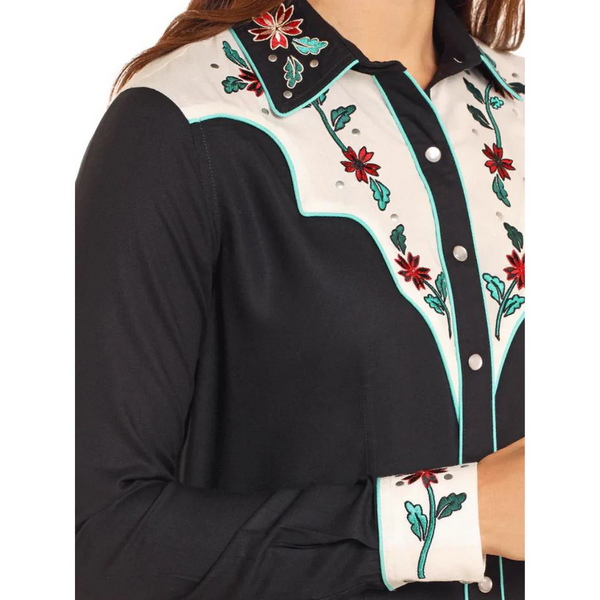 Dress, Yoke Snap Embroider