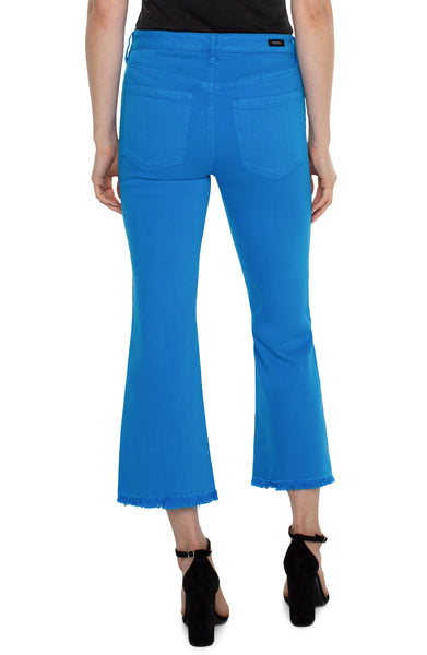 Pant, Hannah Crop Flare, Diva Blue