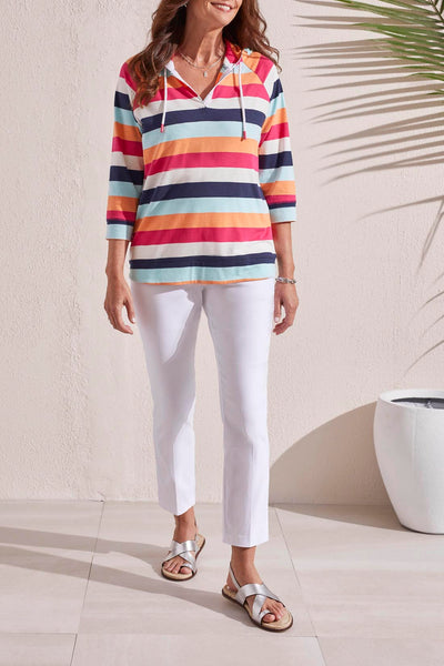 Top, Striped Hoody