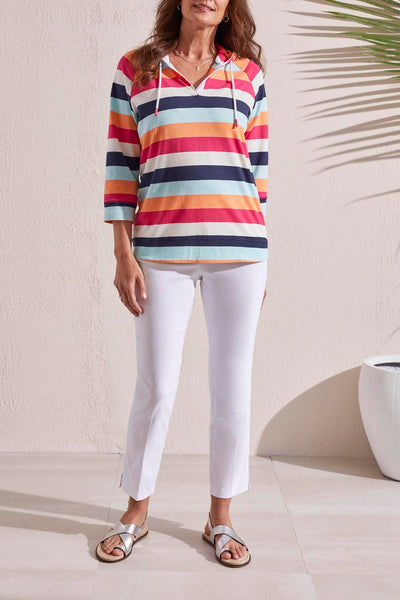 Top, Striped Hoody