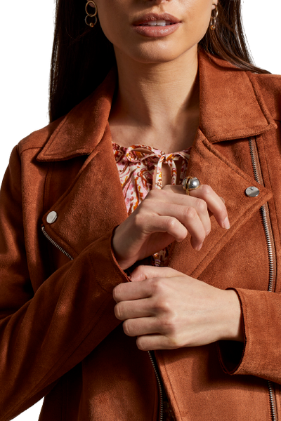 Jacket, Biker Mocha