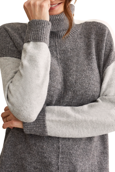 Sweater, Charcoal Turtle Neck