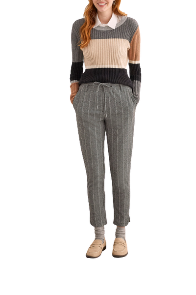 Pant, Rounded Hem Chevron