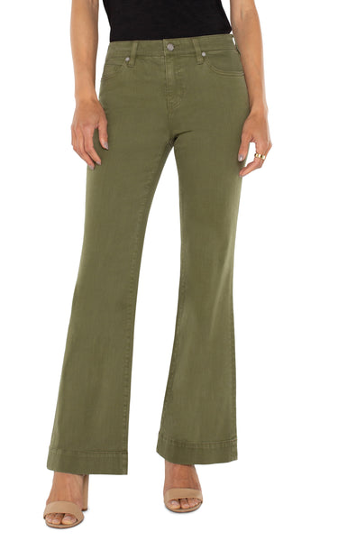 Pant, Hannah Flare Spanish Olive
