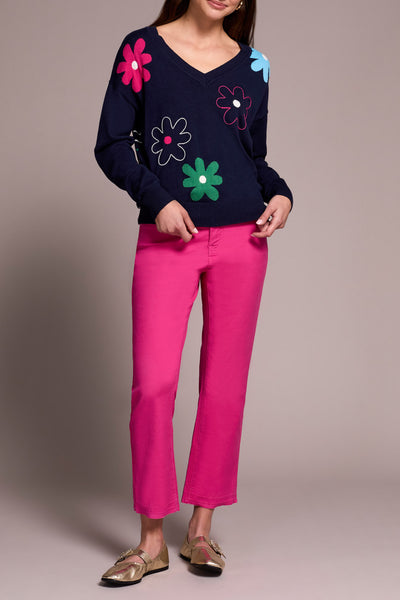 Sweater, V-Neck Navy