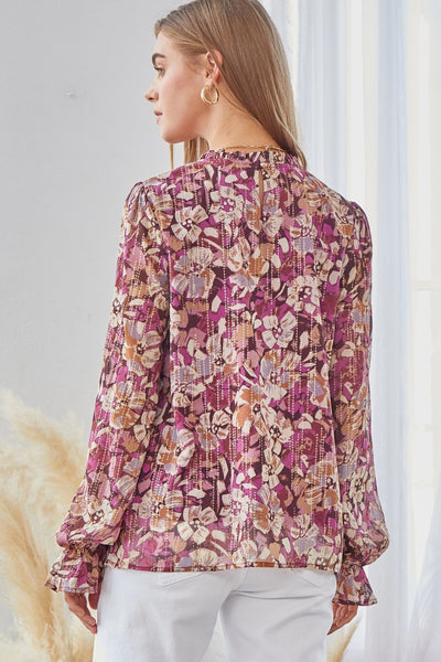 Magenta Dress Blouse