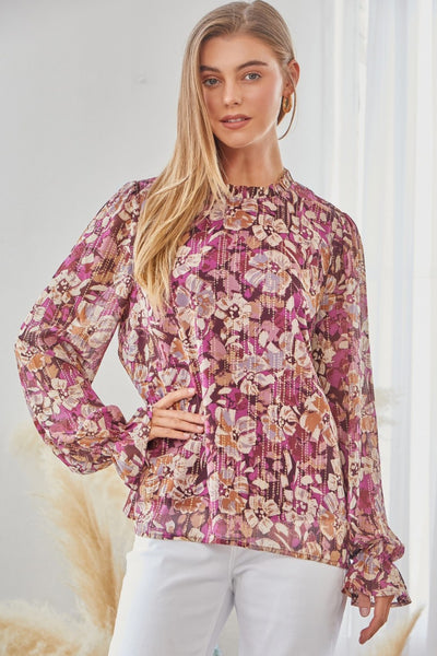 Magenta Dress Blouse