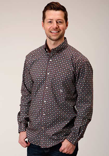 Men's Amarillo- Red Current Shirt