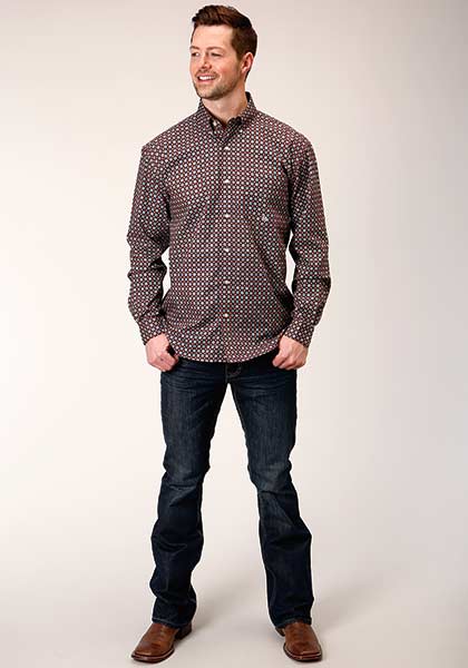 Men's Amarillo- Red Current Shirt