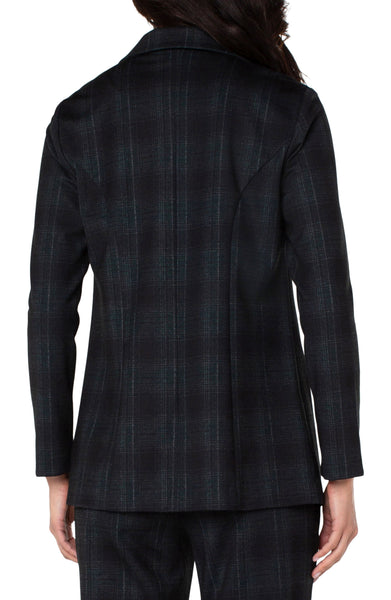 Black/ Green Shadow Blazer