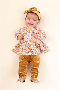 Baby, Fall Floral 3Pc 9-12 Mo.