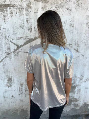 Top, Metallic Glossy