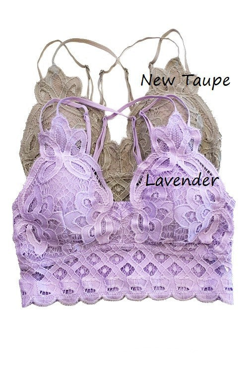 Curvy Bralette - Lavender