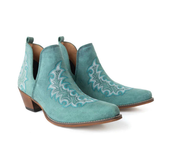 Bootie, Seabreeze Embroidered