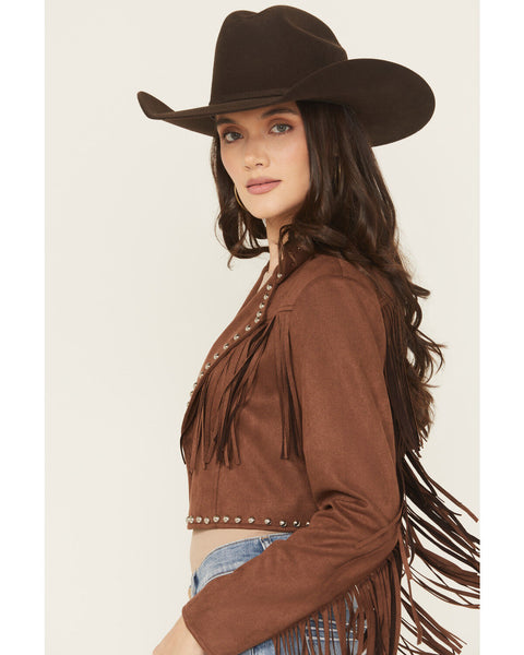 Jacket, Suede Fringe Stud