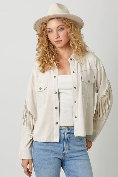 Jacket, Fringe Back