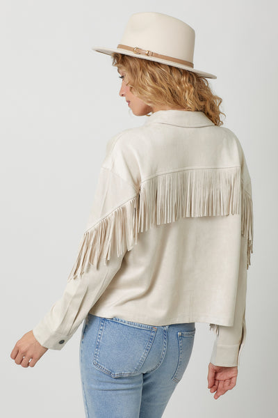 Jacket, Fringe Back