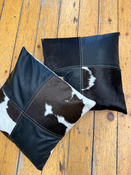 Decor, Cowhide & Leather Pillow