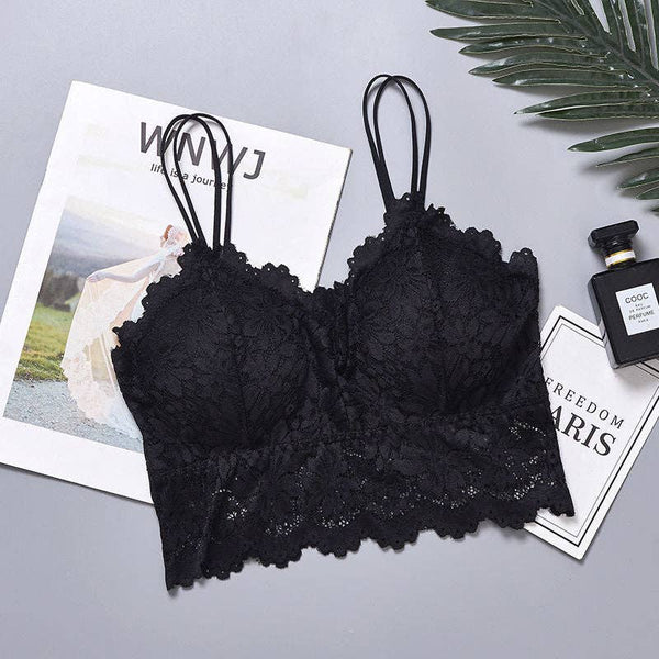 Solid Lace Bralette Top
