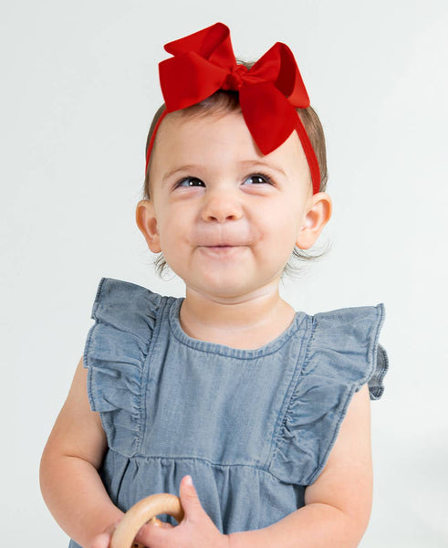 Girls, Red Bow Headband