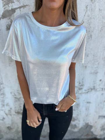 Top, Metallic Glossy