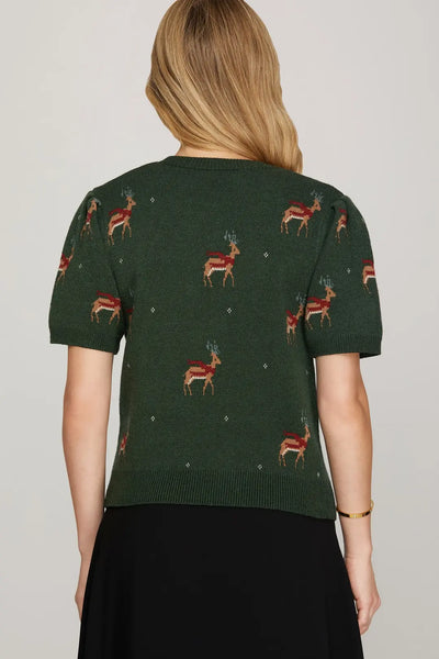 Sweater. Reindeer SS