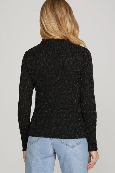 Top, Shine Knit
