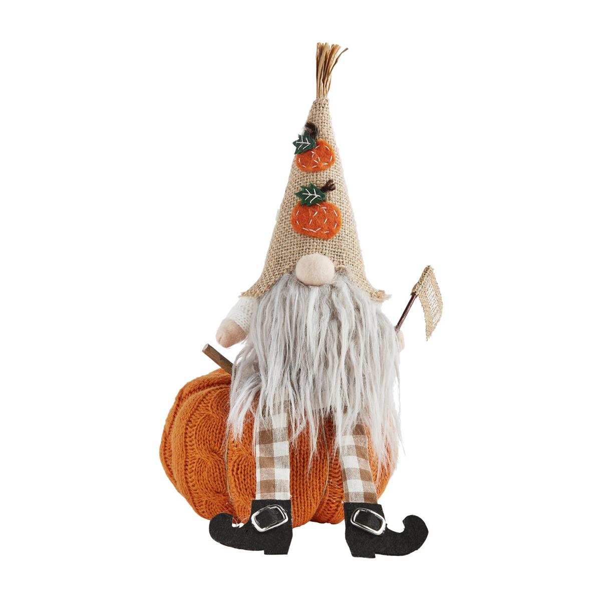Home, Sm Pumpkin Dangle Leg Gnome