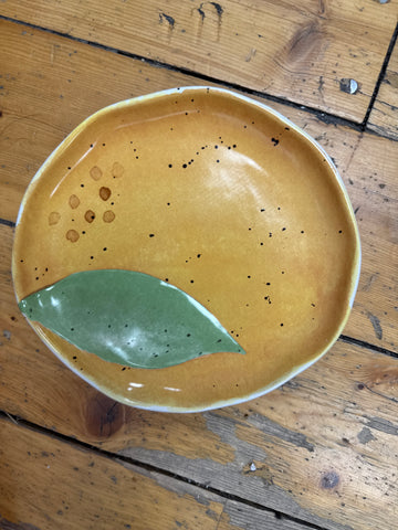 Home, Orange Shape Plate