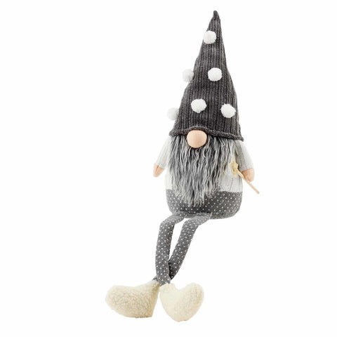 Home, Md. Grey Deluxe Dangle Gnome