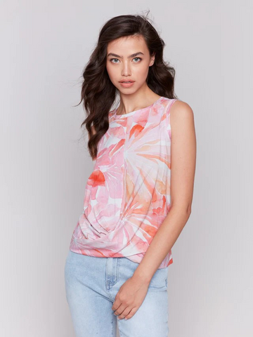 Top, Slvless Twisted Tank
