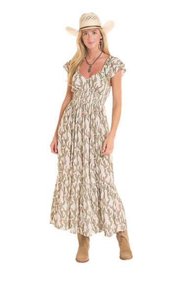 Dress, Cactus Print