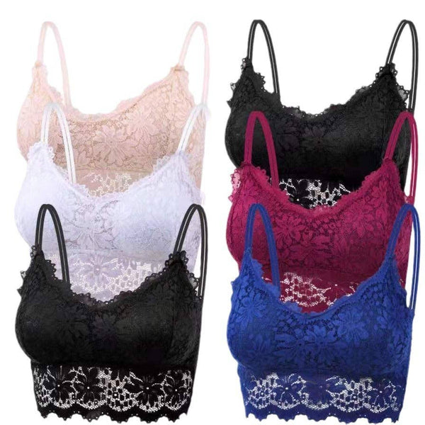 Solid Lace Bralette Top