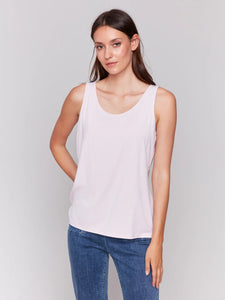 Top, Petal Pink Bamboo Cami