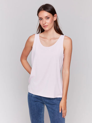 Top, Petal Pink Bamboo Cami
